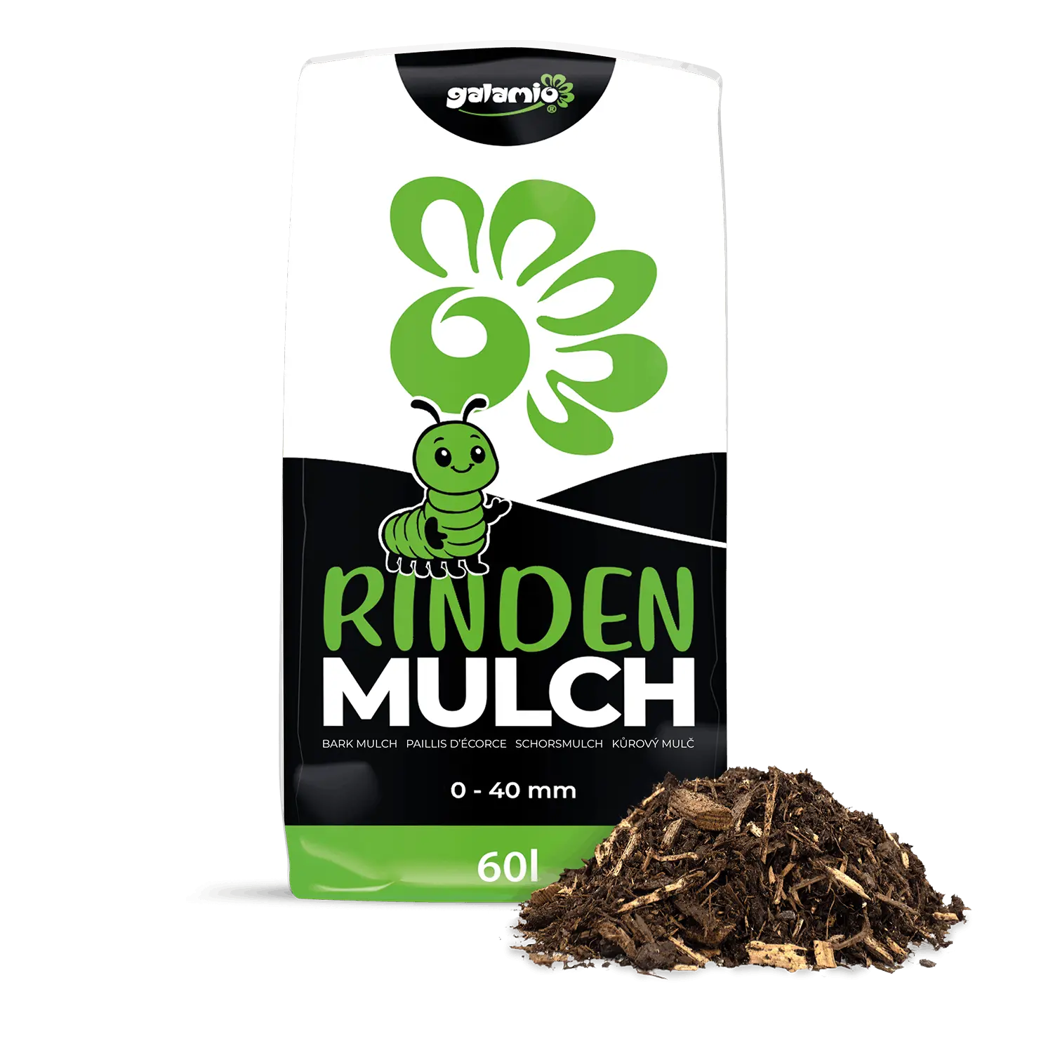 GALAMIO Rindenmulch 0–40 mm 60 l